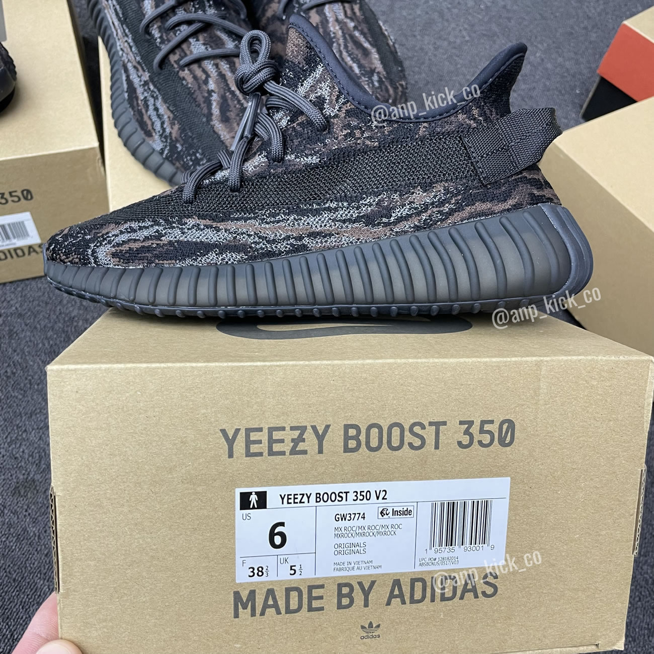 Adidas Yeezy Boost 350 V2 Mx Rock Anpkick Gw3774 (4) - newkick.cc