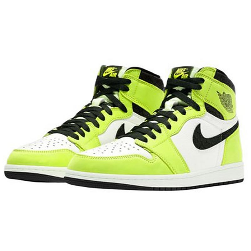 Air Jordan 1 Retro High Og Volt Black Sail 555088 702 (2) - newkick.cc