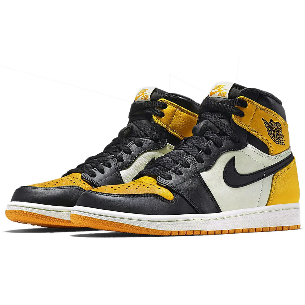 Air Jordan 1 Retro High Og Yellow Toe 555088 711 (2) - newkick.cc