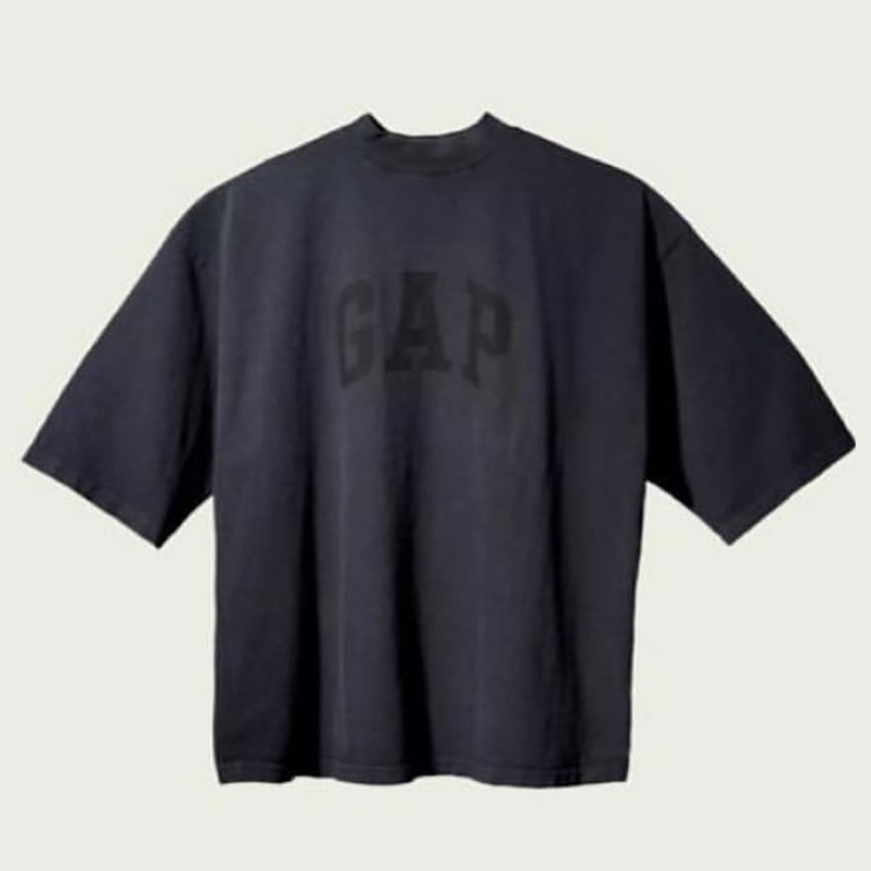 Yeezy Gap Balen Ciaga Tee Tshirt Black 2 - newkick.cc