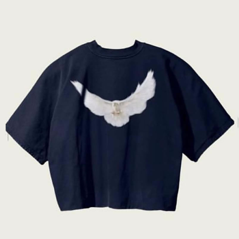 Yeezy Gap Balen Ciaga Tee Tshirt Blue 1 - newkick.cc