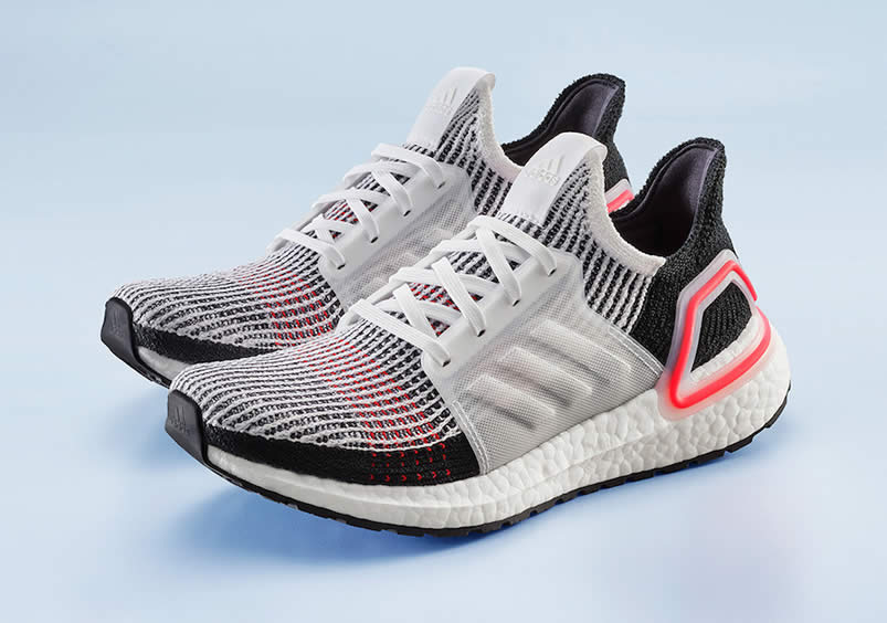 Adidas Ultra Boost 2019 Colorways Pics Active Red Cloud White B37703 (2) - newkick.cc