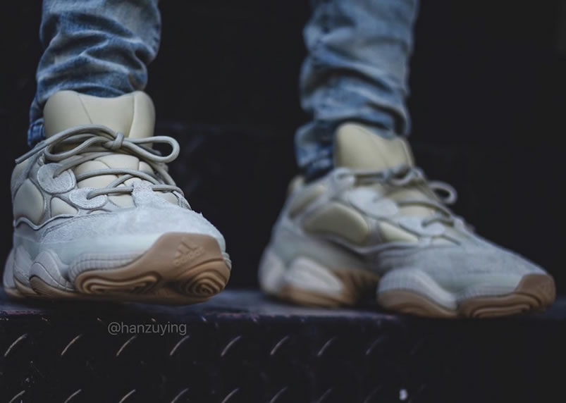 Adidas Yeezy 500 Stone White Fw4839 On Feet Release Date (2) - newkick.cc