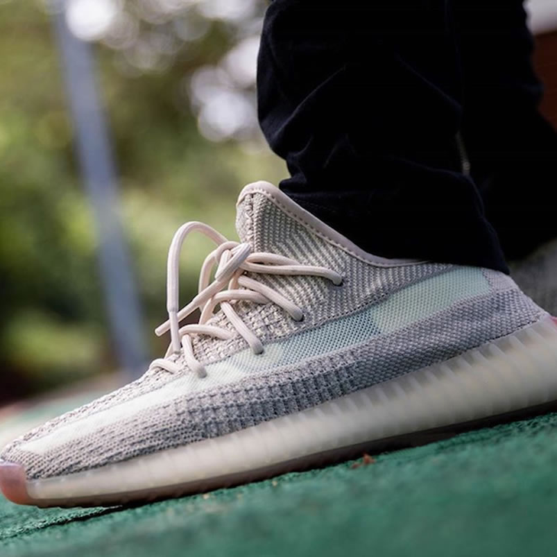 Adidas Yeezy Boost 350 V2 Citrin Non Reflective On Feet Release Date Fw3042 (6) - newkick.cc