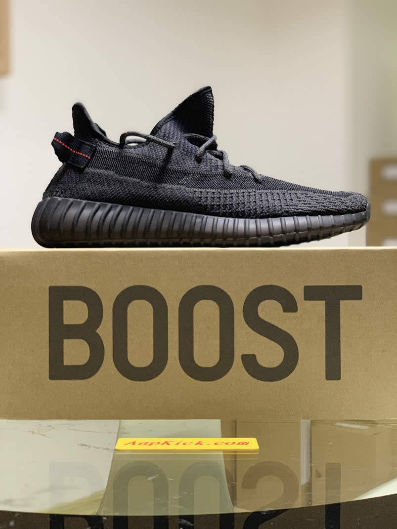 Adidas Yeezy Boost 350 V2 Static Black Non Refective Fu9013 (12) - newkick.cc