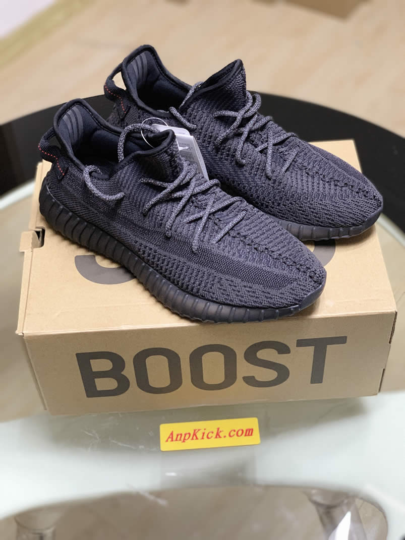 Adidas Yeezy Boost 350 V2 Static Black Non Refective Fu9013 (14) - newkick.cc