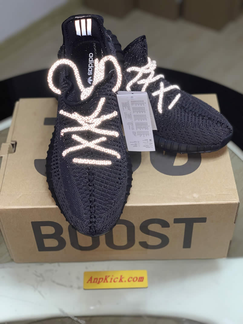 Adidas Yeezy Boost 350 V2 Static Black Non Refective Fu9013 (16) - newkick.cc