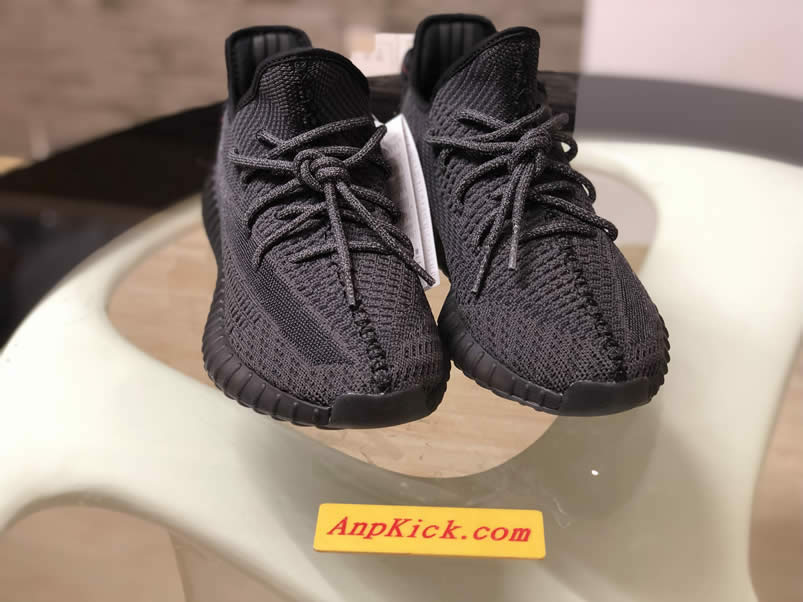 Adidas Yeezy Boost 350 V2 Static Black Non Refective Fu9013 (7) - newkick.cc