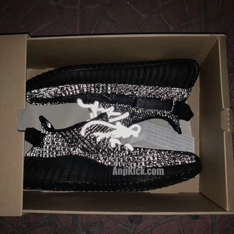 Adidas Yeezy Boost 350 V2 Static Refective Black Venom Ef2367 Wholesale (7) - newkick.cc