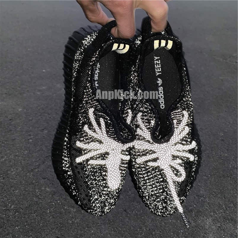 Yeezy Boost 350 V2 Static Refective Black Venom Ef2367 (7) - newkick.cc