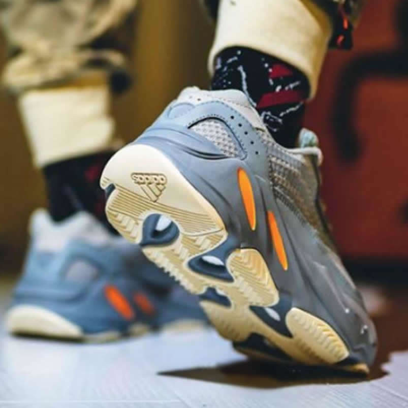 Adidas Yeezy Boost 700 V2 Inertia On Feet Outfits Fw2549 (4) - newkick.cc