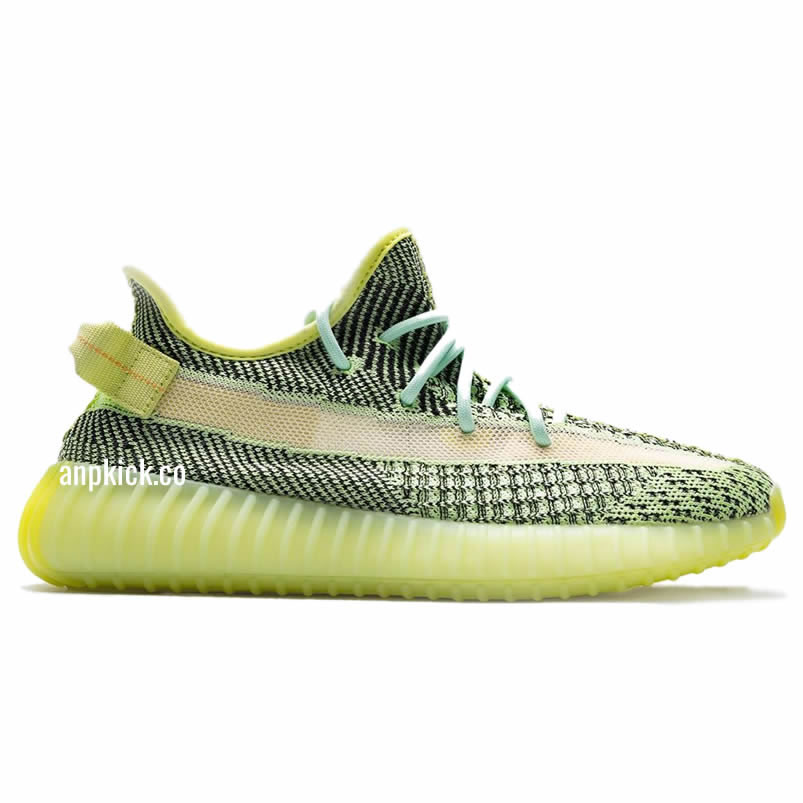 Adidas Yeezy Boost 350 V2 Yeezreel Reflective Green Black Release Date Fw4130 (8) - newkick.cc