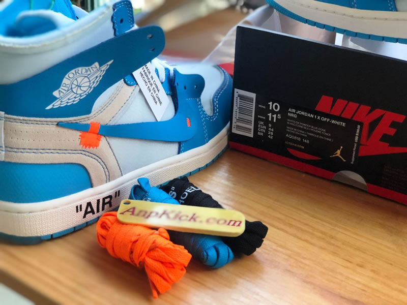 Off-White x Air Jordan 1 'UNC' OW Release For Sale AQ0818-148