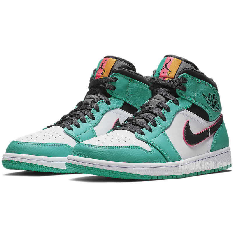 Air Jordan 1 Green South Beach Mid OG 852542-306 For Sale