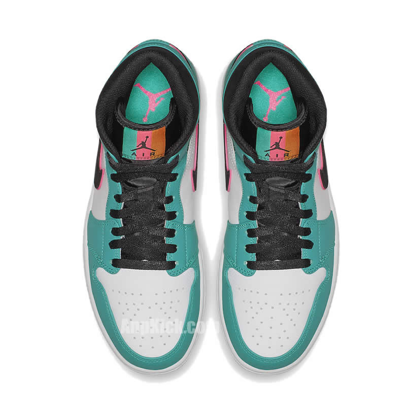 Air Jordan 1 Green South Beach Mid OG 852542-306 For Sale