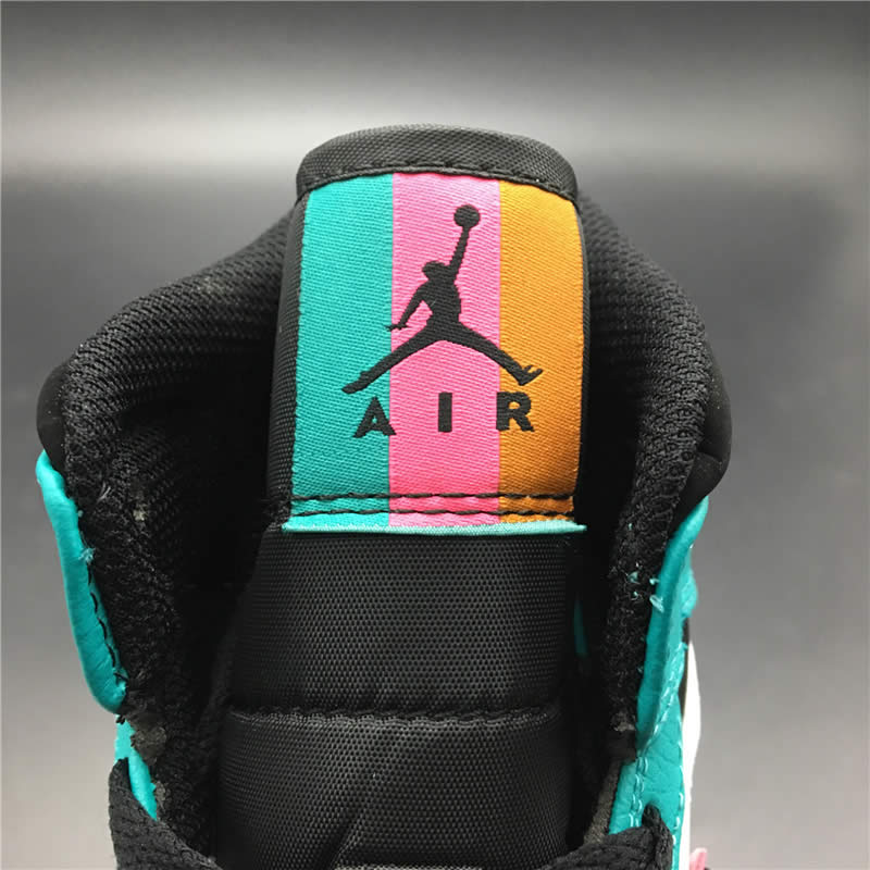 Air Jordan 1 Green South Beach Mid OG 852542-306 For Sale Pics