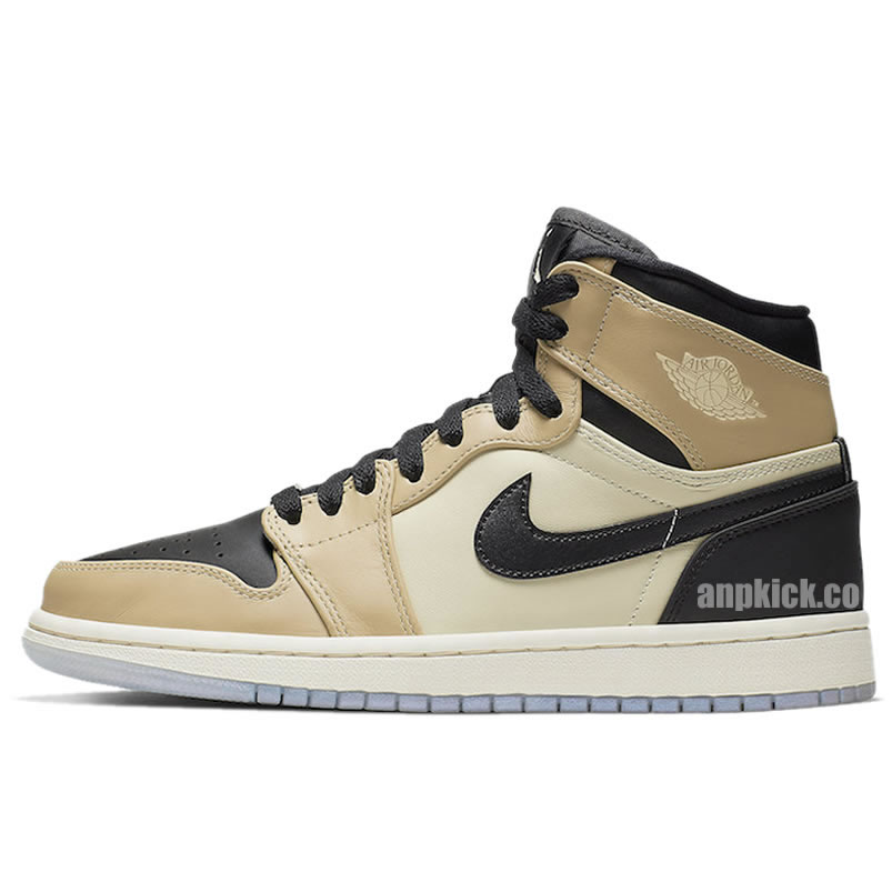 Air Jordan 1 High Premium Fossil Mens Wmns New Aj1 Shoes Ah7389 003 (1) - newkick.cc