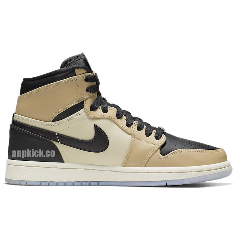 Air Jordan 1 High Premium Fossil Mens Wmns New Aj1 Shoes Ah7389 003 (2) - newkick.cc