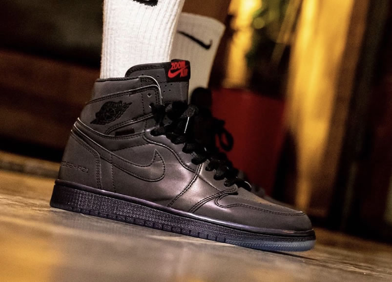 Air Jordan 1 High Zoom Fearless Black Lucky On Feet Release Date Bv0006 900 (2) - newkick.cc