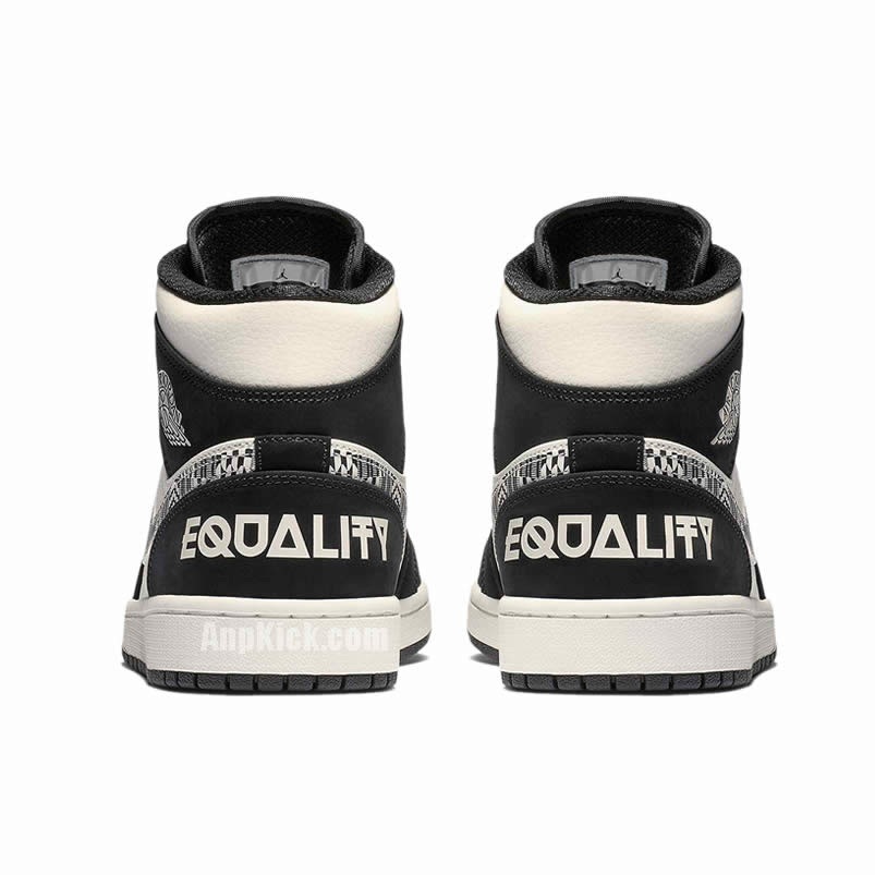 Air Jordan 1 Mid Bhm Equality 2019 Melo Aj1 Shoes 852542 010 (5) - newkick.cc