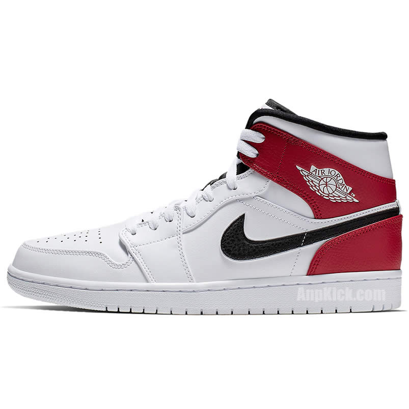 Air Jordan 1 Mid Gives The Bulls White Red 554724 116 (1) - newkick.cc