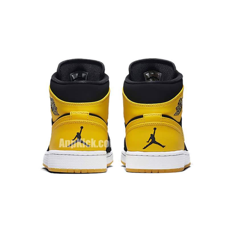 air jordan 1 mid new love 2017 black and yellow 136085-072