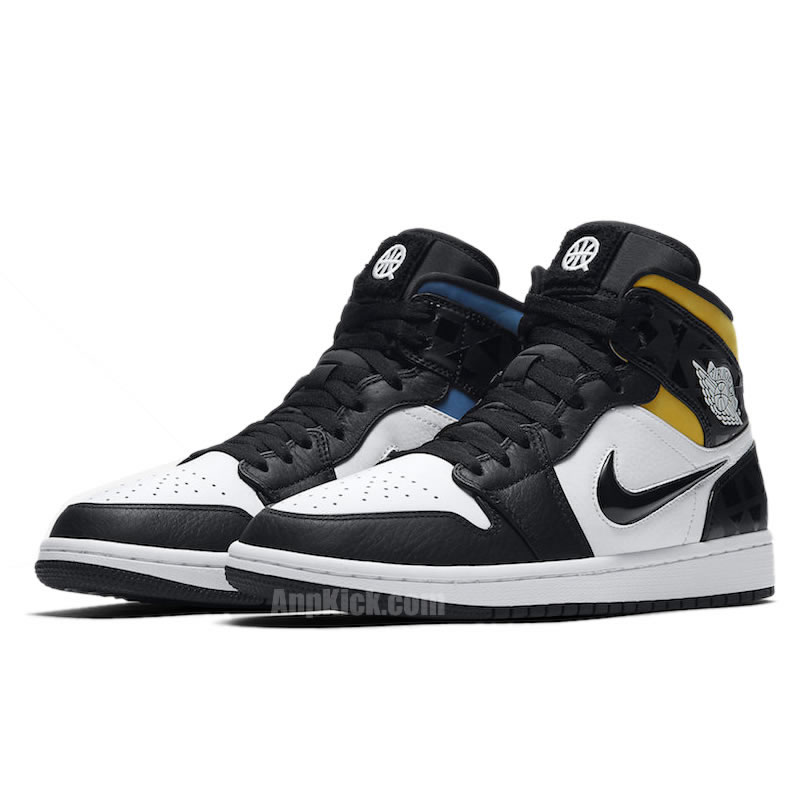 Air Jordan 1 Mid Quai 54 2019 Aj1 Womens Where To Buy Cj9219 001 (3) - newkick.cc