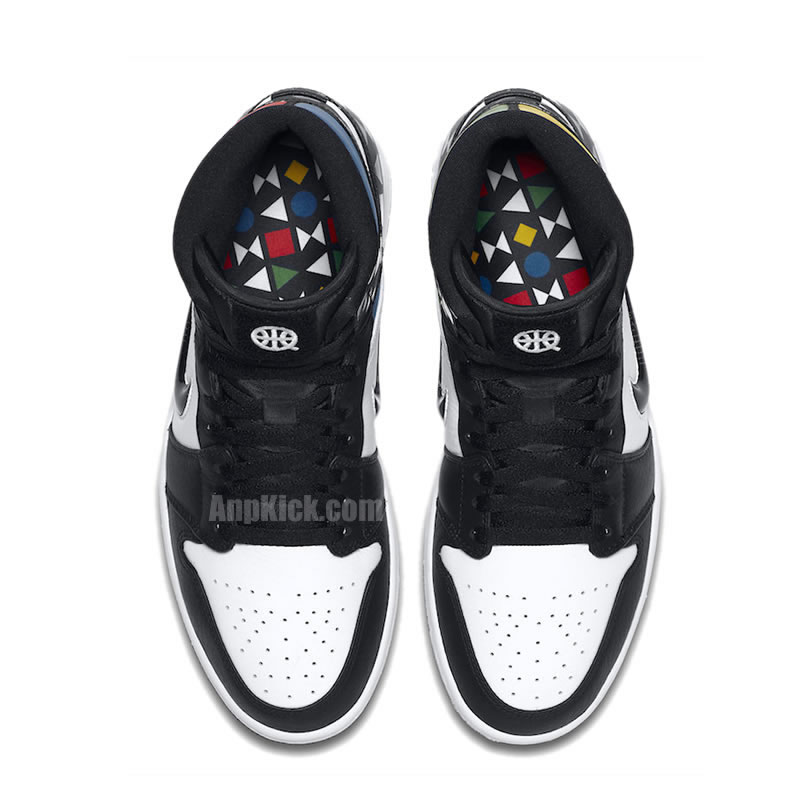 Air Jordan 1 Mid Quai 54 2019 Aj1 Womens Where To Buy Cj9219 001 (4) - newkick.cc