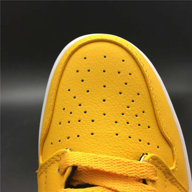 Air Jordan 1 Mid Shoes Taxi Yellow University Gold Aj1 554724 700 (17) - newkick.cc