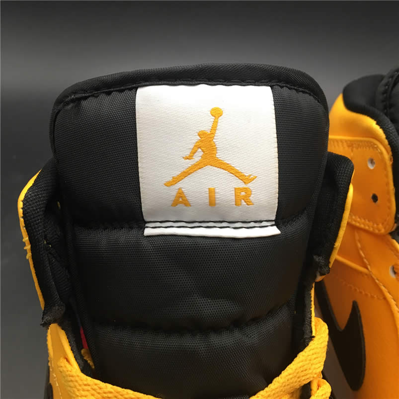 Air Jordan 1 Mid Shoes Taxi Yellow University Gold Aj1 554724 700 (19) - newkick.cc