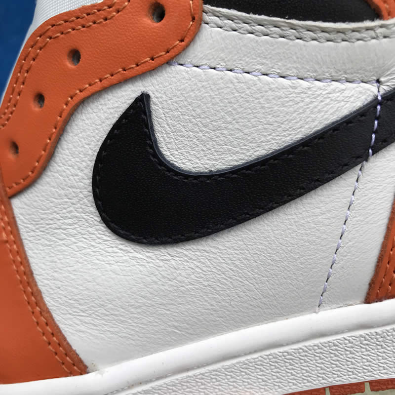 air jordan 1 orange retro high og shattered backboard away detail images