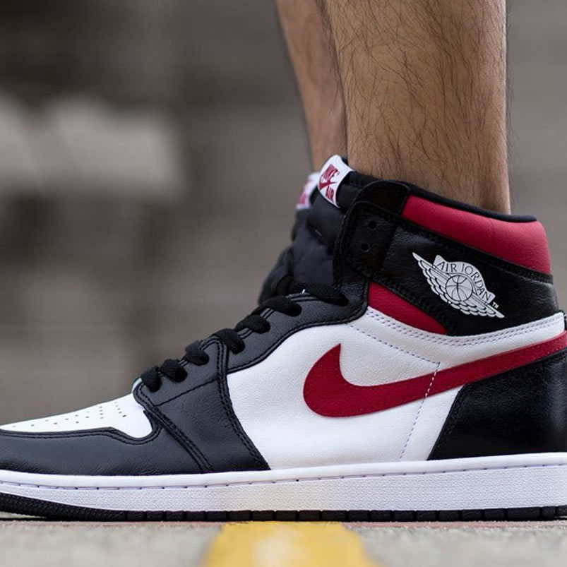 Air Jordan 1 Retro High Og Gym Red 2019 555088 061 On Feet (4) - newkick.cc