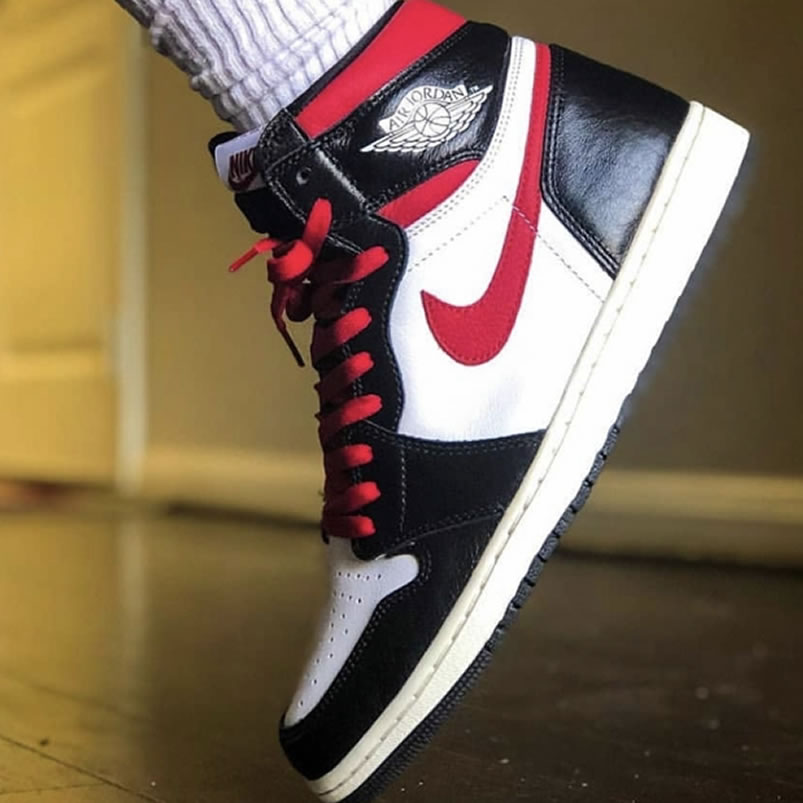 Air Jordan 1 Retro High Og Gym Red 2019 555088 061 On Feet (6) - newkick.cc