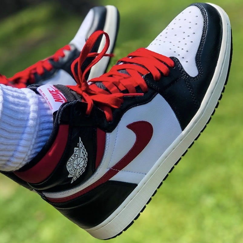 Air Jordan 1 Retro High Og Gym Red 2019 555088 061 On Feet (7) - newkick.cc