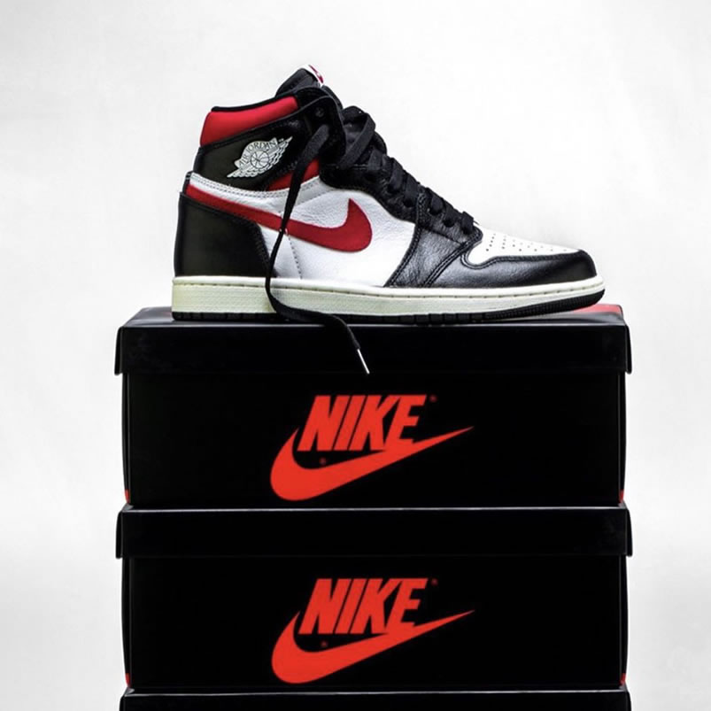 Air Jordan 1 Retro High Og Gym Red 2019 Black White Release Date 555088 061 (6) - newkick.cc