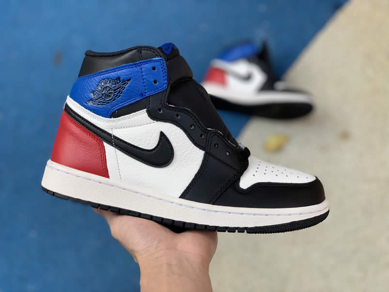 Air Jordan 1 Retro High OG 'Top 3' Retail For Sale Black Sail Pics 555088-703