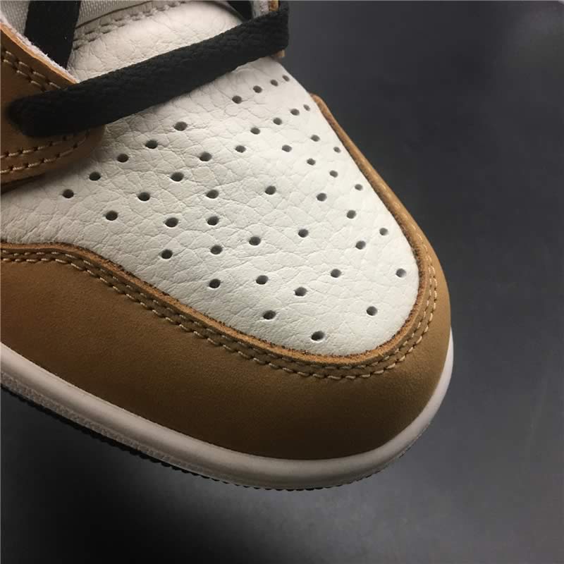 air jordan 1 retro high og wheat aj1 white black and gold detail images (3)