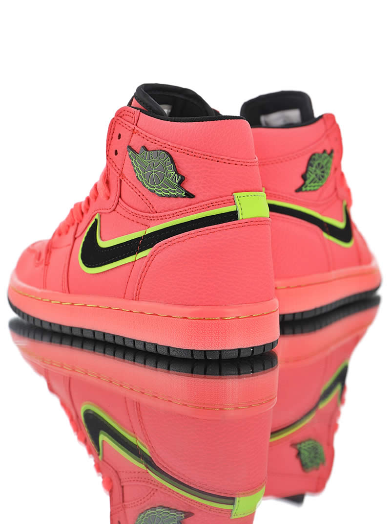 Air Jordan 1 Retro Premium Hot Punch Pink Pics Womens Aq9131 600 (6) - newkick.cc