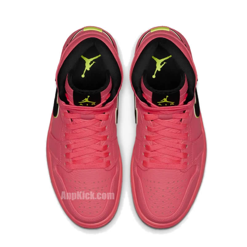 Air Jordan 1 Retro Premium Hot Punch Pink Womens Aq9131 600 (4) - newkick.cc