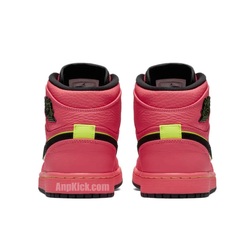 Air Jordan 1 Retro Premium Hot Punch Pink Womens Aq9131 600 (5) - newkick.cc