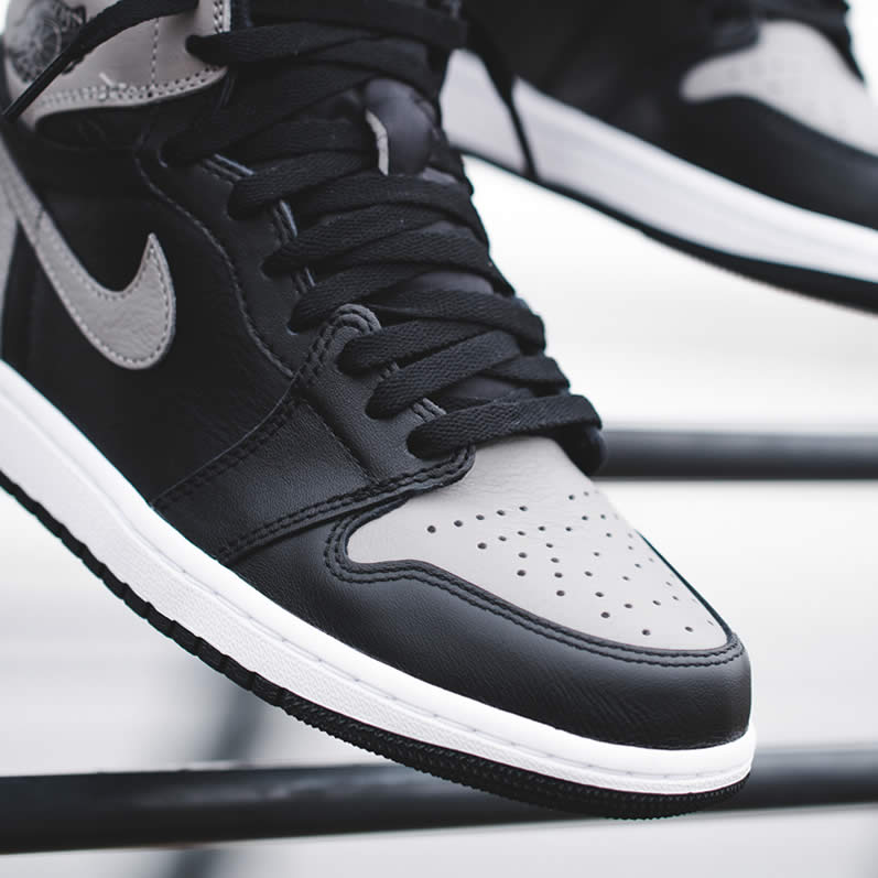 Air Jordan 1 'Shadow' Grey 2018 On Feet Mens GS Outfit Shoes On Feet