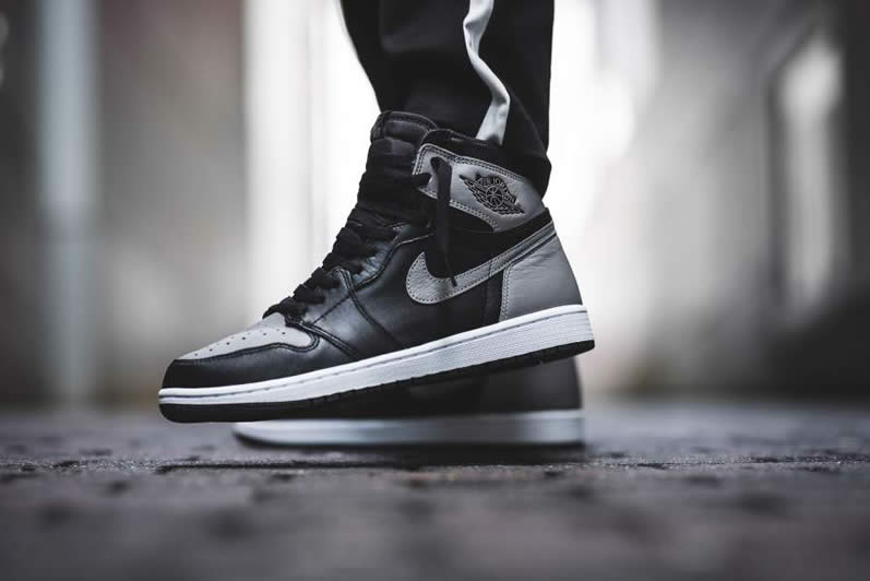 Air Jordan 1 'Shadow' Grey 2018 On Feet Mens GS Outfit Shoes On Feet