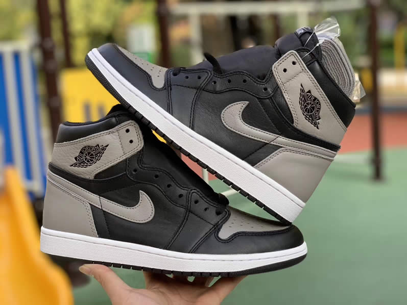 Air Jordan 1 'Shadow' Grey 2018 On Feet Mens GS Outfit Shoes 555088-013 Pics