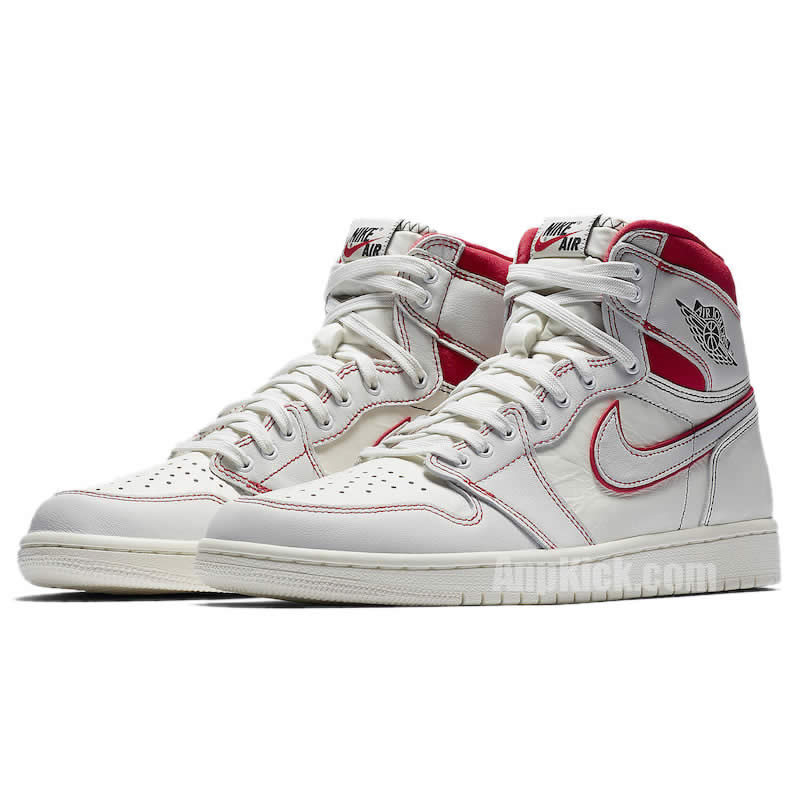 Air Jordan Retro 1 Retro High Og Sail Black Phantom University Red 555088 160 (3) - newkick.cc