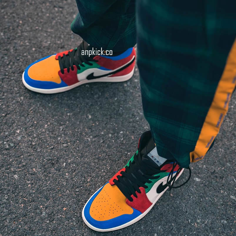 Blue The Great Air Jordan 1 Mid Fearless Outfit On Feet Release Date Cu2805 100 (2) - newkick.cc