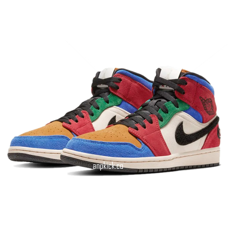 Blue The Great Air Jordan 1 Mid Fearless Outfit Release Date Cu2805 100 (3) - newkick.cc