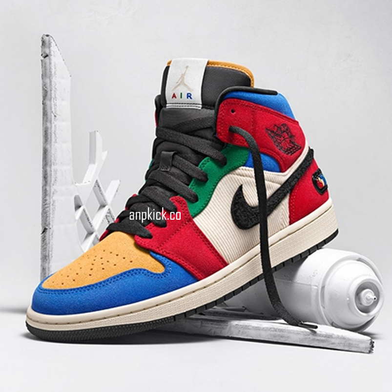 Blue The Great Air Jordan 1 Mid Fearless Outfit Release Date Cu2805 100 (7) - newkick.cc