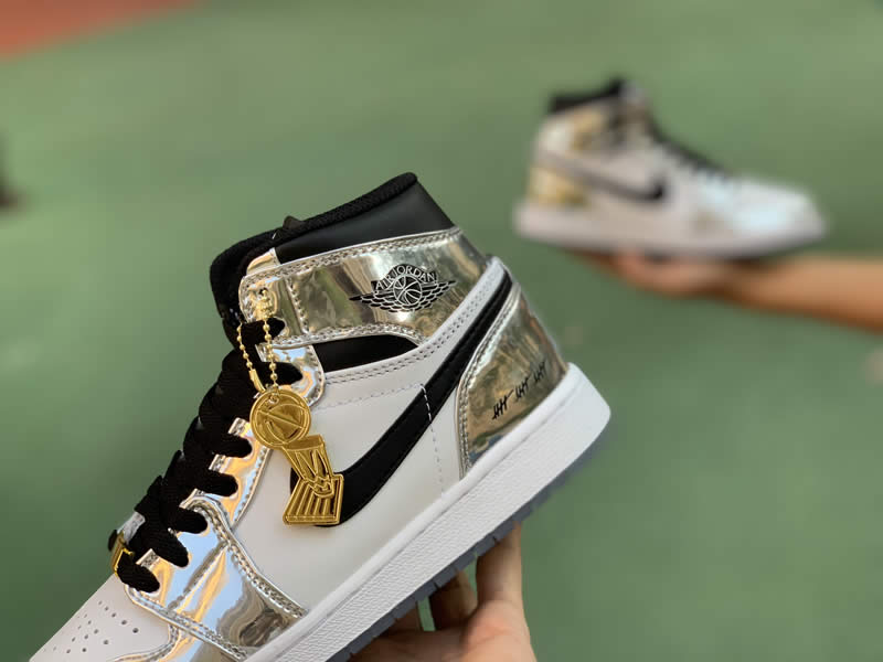 Kawhi Leonard's Air Jordan 1 Silver High Think 16 'Pass The Torch' AJ1 For Sale AQ7476-016