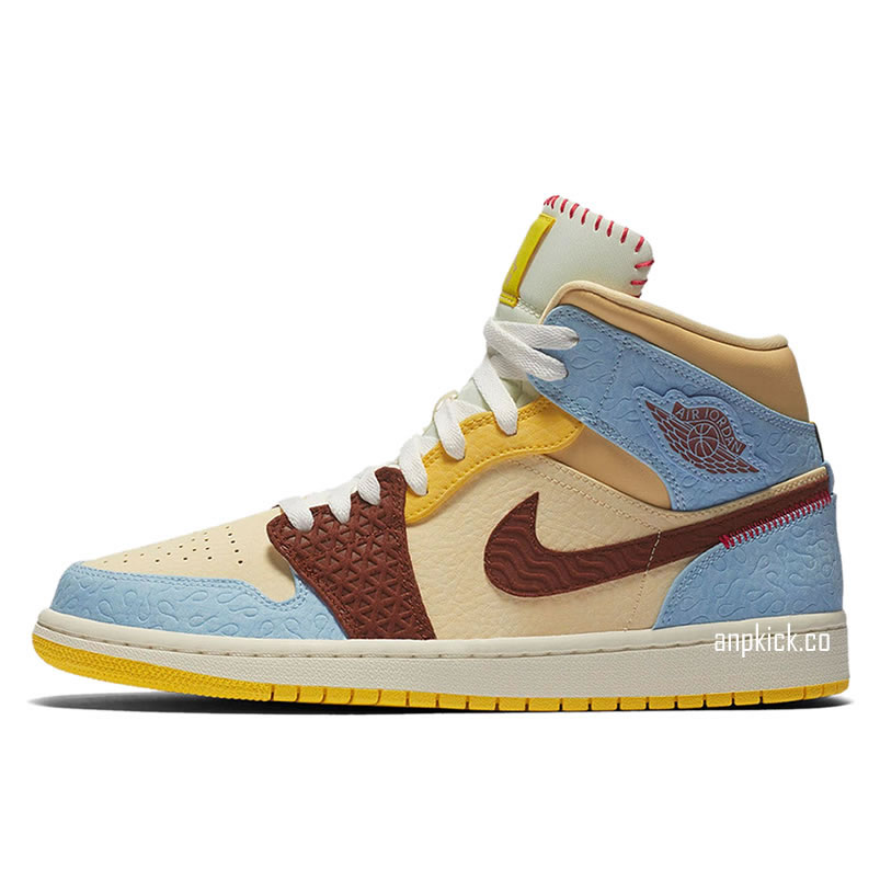 Maison Chateau Rouge Air Jordan 1 Mid Fearless Aj1 Outfit Cu2803 200 (1) - newkick.cc