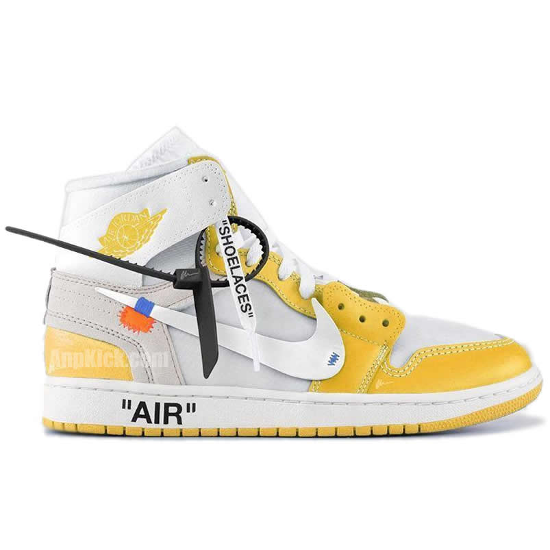 Off White Air Jordan 1 Yellow Chicago New Release Date For Sale (1) - newkick.cc